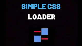 Simple CSS Loader Animation - Pure Css Tutorial For Beginners | Coding With Fun