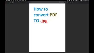 Convert PDF to JPG