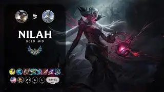 Nilah Mid vs Galio - NA Challenger Patch 13.21