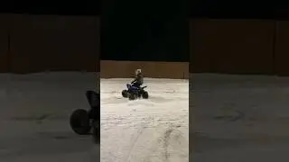 Quad Bike Drift on Snow