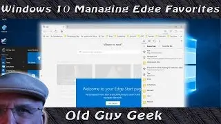 Microsoft Edge Managing Favorites