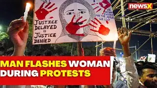 Big Escalation In Kolkata: Man Flashes Woman During Kolkata Rape-Murder Protest | Cops Release Man