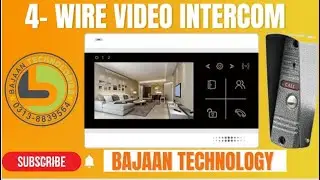 4_ wire video intercom #bajaantechnology #ipcameraconfiguration