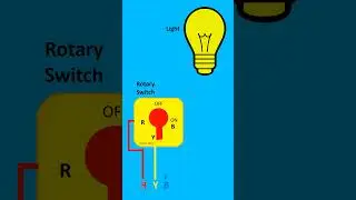 Rotary Changeover Switch Connection #electrical #wiringdiagram