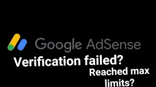 Fix Google AdSense Verification failed! Reached max number of attempts?