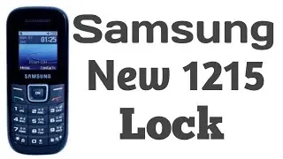 Samsung e1215 Unlock