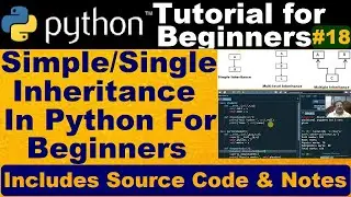 Simple inheritance program in python | Inheritance in python super