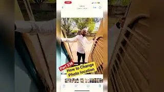 How to Change Photo Location in iPhone 13 Pro Max || part 236 || #shortvideo #iphone #ytshorts #yt