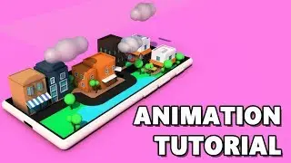 Mobile City | Modeling & Animation | Cinema 4D Tutorial