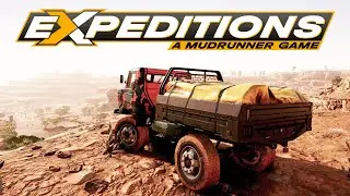 Taking a shortcut down - Expeditions: A Mudrunner Game