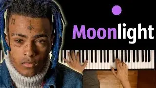 XXXTENTACION - Moonlight ● караоке | PIANO_KARAOKE ● ᴴᴰ + НОТЫ & MIDI