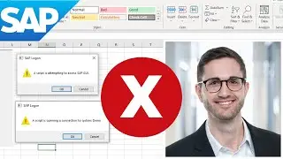 Disable SAP GUI Scripting PopUps - SAP GUI Scripting