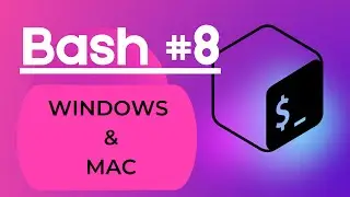 Bash #8 - applying bash in Windows & MacOS