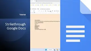 How to Strikethrough on Google Docs