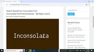 How to Download and Install Inconsolata Font Free Download #trending #viralvideo #design