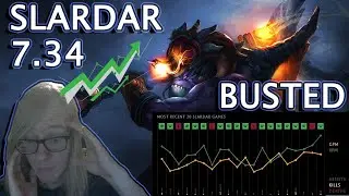 NEW 7.34 Patch - Slardar Offlane is INSANE! (DotA 2 Guide)