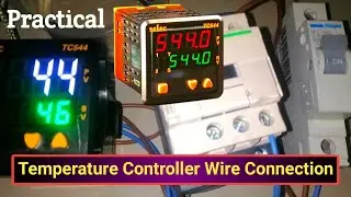 Temperature Controller Wiring Connection | Selec TC544 | Thermocouple Connection