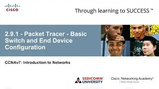 Курс Молодого Бойца Cisco Часть 1 2021 CCNA ITN 2.9.1 Packet Tracer Basic Switch and End Device Conf