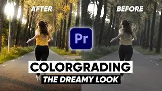 Color Grading in Premiere Pro 2021 | How to get the DREAMY LOOK