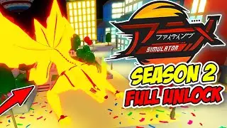 SEASON 2 FULLY UNLOCKED - 20,000 CHIKARA SHARDS CODE - ANIME FIGHTING SIMULATOR - Roblox