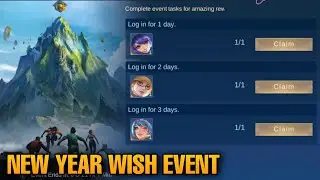 2022 NEW YEAR WISH EVENT FREE PERMANENT SKINS IN MOBILE LEGENDS