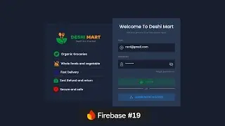 #19 Web Login With Firebase in E Commerce #flutterhero