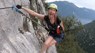 Via Ferrata Cima Capi at Lake Garda, Italy   Mountain Climbing