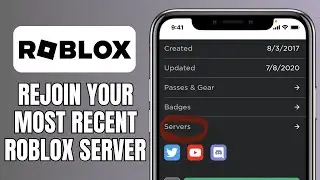 How To Rejoin Your Most Recent Roblox Server | Rejoin The Same Server In Roblox