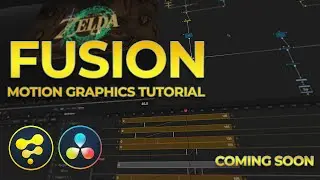 Zelda Logo Animation in Fusion (Davinci Resolve) - Tutorial coming soon