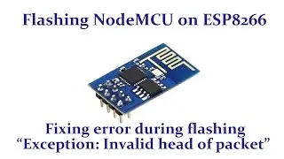 Flashing NodeMCU Firmware on ESP8266 WiFi Module (Fixing Error during Flashing)