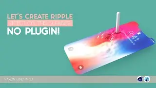 Cinema 4D | Let's Create Ripple on the Surface | NO PLUGIN