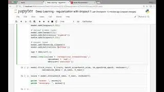 Deep Learning - Keras - Multi Layer Perceptron   Part 5   Regularization