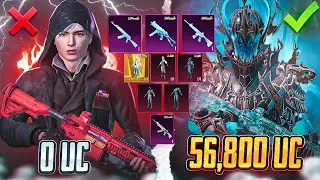 56,800 UC OBUNACHIM YANGI AKKAUNTINI KUCHAYTIRIB BERDIM 🥵 PUBG MOBILE!!!