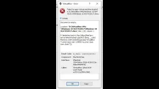 (Solved) How to fix Oracle VirtualBox Error Failed to Open a Session for the Virtual Machine
