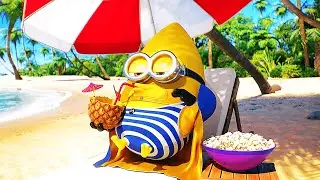 DESPICABLE ME 4 Mega Minions On Vacation Scene Trailer (NEW 2024)