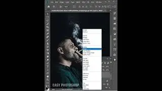 Make Smoke using blend modes in photoshop 
