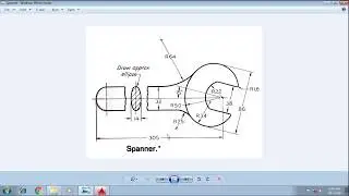 How to create spanner in autocad