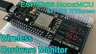 Wireless Hardware Monitor with ESP8266 NodeMCU