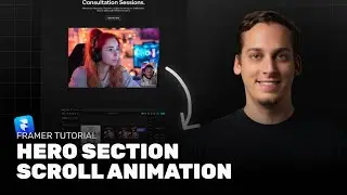 Hero section scroll transform animation in Framer (Full Tutorial)