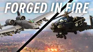 US Air Force Strikes In Syria AH-64 Apache And A-10 Warthog | DCS World