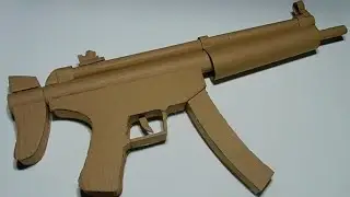 COMO FAZER UMA MP5 DE PAPELÃO EM CASA