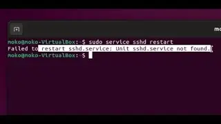 How to solve ssh in ubuntu - Failed to restart sshd.service: Unit sshd.service not found