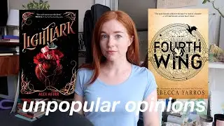 good hype vs bad hype 🔪 finally reading lightlark and fourth wing (book review and rant)