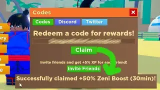 Dragon Soul Codes | +50% Zeni Boost for 30 MINUTES!