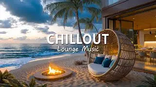 Sunset Beach Ambient 🌅 Wonderful & Peaceful Lounge Music ~ Background for Study, Work