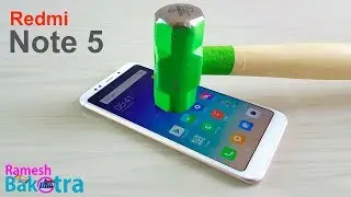 Redmi Note 5 Gorilla Glass Screen Scratch Test