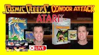 Cosmic Creeps and Condor Attack Saturate Your Atari! Chronologically Gaming is LIVE! 