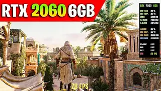 Assassin's Creed Mirage - RTX 2060 6GB - i5 8400 - Best Setting - 1080p