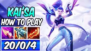 *CLEAN* HOW TO PLAY KAI'SA & CARRY | Best Build & Runes S14 Diamond Player Guide | League of Legends