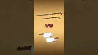 Shoguns katana or Butchers knives? which one is the best? 🤔 #shorts #shadowfight2